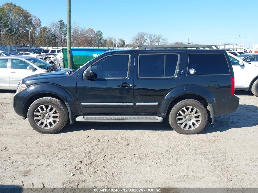 2010 Nissan Pathfinder Le VIN: 5N1AR1NB0AC624242 Lot: 41010246