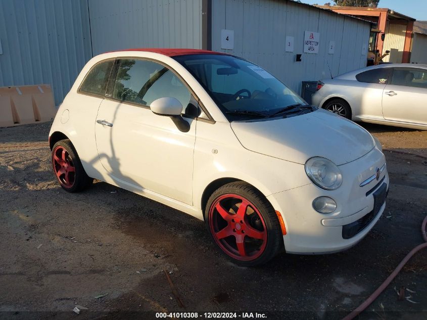 VIN 3C3CFFDR4DT635985 2013 Fiat 500, C Pop no.1