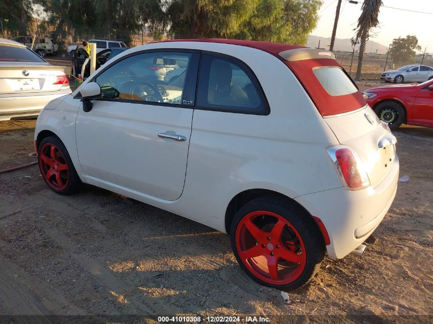 VIN 3C3CFFDR4DT635985 2013 Fiat 500, C Pop no.3