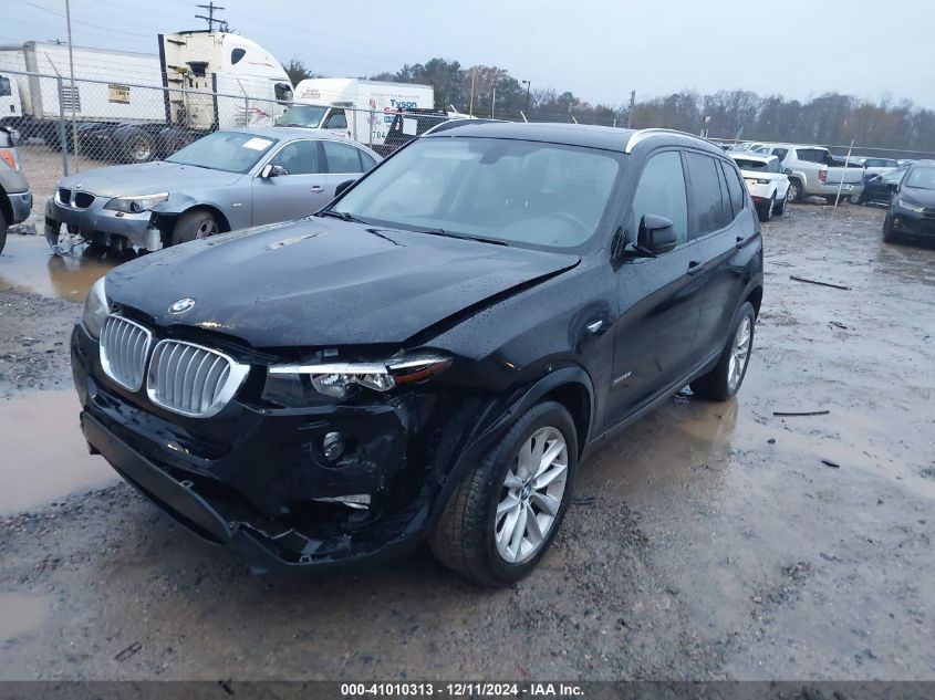 VIN 5UXWZ7C38H0X40016 2017 BMW X3, Sdrive28I no.2