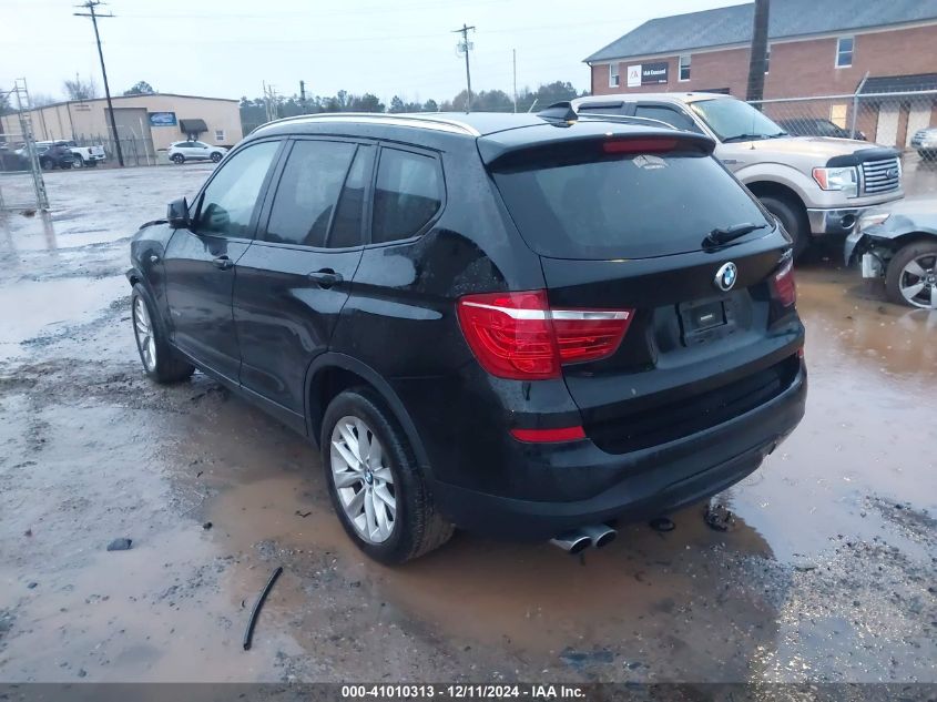 VIN 5UXWZ7C38H0X40016 2017 BMW X3, Sdrive28I no.3