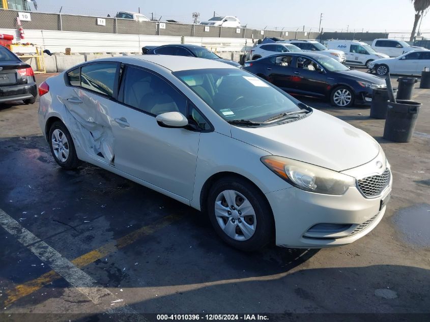 VIN KNAFK4A66F5374295 2015 KIA Forte, LX no.1