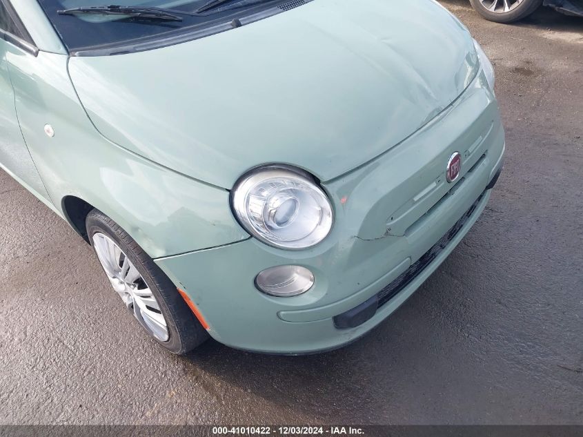 2015 Fiat 500 Pop VIN: 3C3CFFAR3FT570568 Lot: 41010422