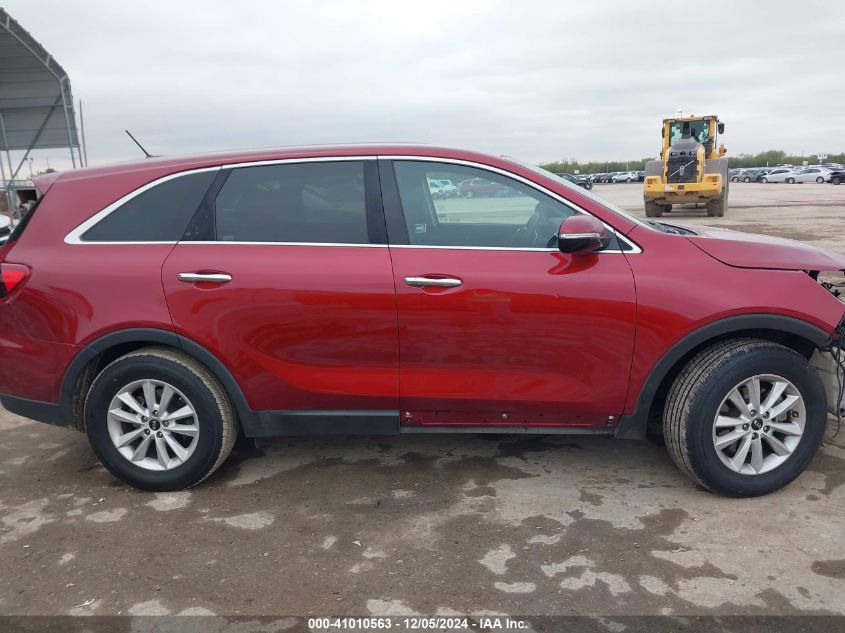 2019 Kia Sorento 2.4L Lx VIN: 5XYPG4A33KG506042 Lot: 41010563