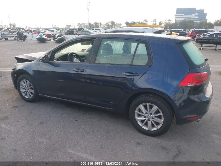 VIN 3VW217AU4FM066179 2015 Volkswagen Golf, Tsi S 4... no.14