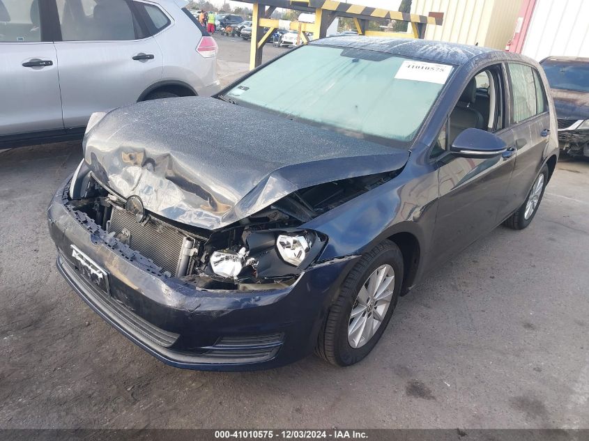 VIN 3VW217AU4FM066179 2015 Volkswagen Golf, Tsi S 4... no.2