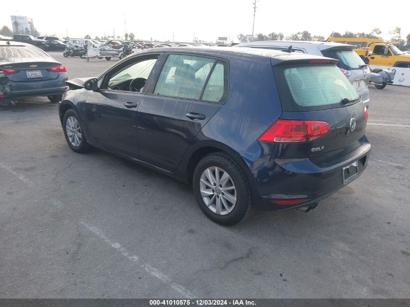 VIN 3VW217AU4FM066179 2015 Volkswagen Golf, Tsi S 4... no.3