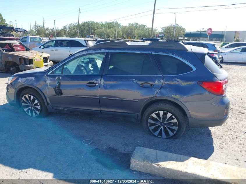 2015 Subaru Outback 2.5I Limited VIN: 4S4BSANC1F3223825 Lot: 41010627