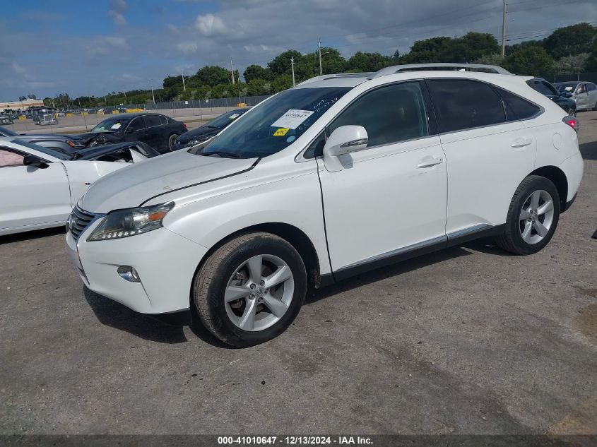 VIN 2T2ZK1BA9EC144510 2014 LEXUS RX 350 no.2