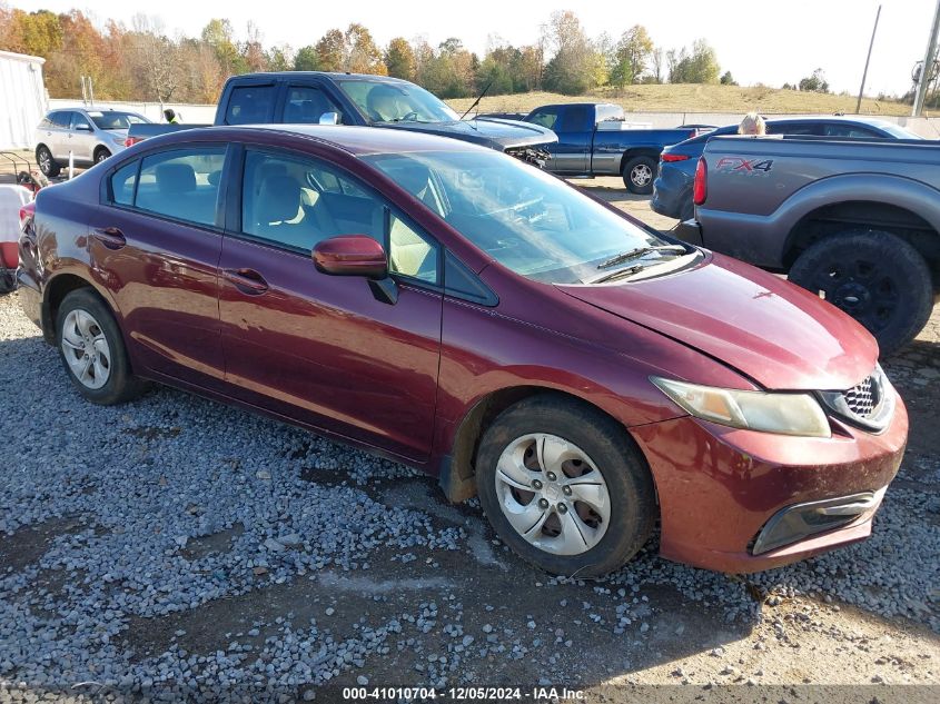 VIN 19XFB2F59EE083803 2014 Honda Civic, LX no.1