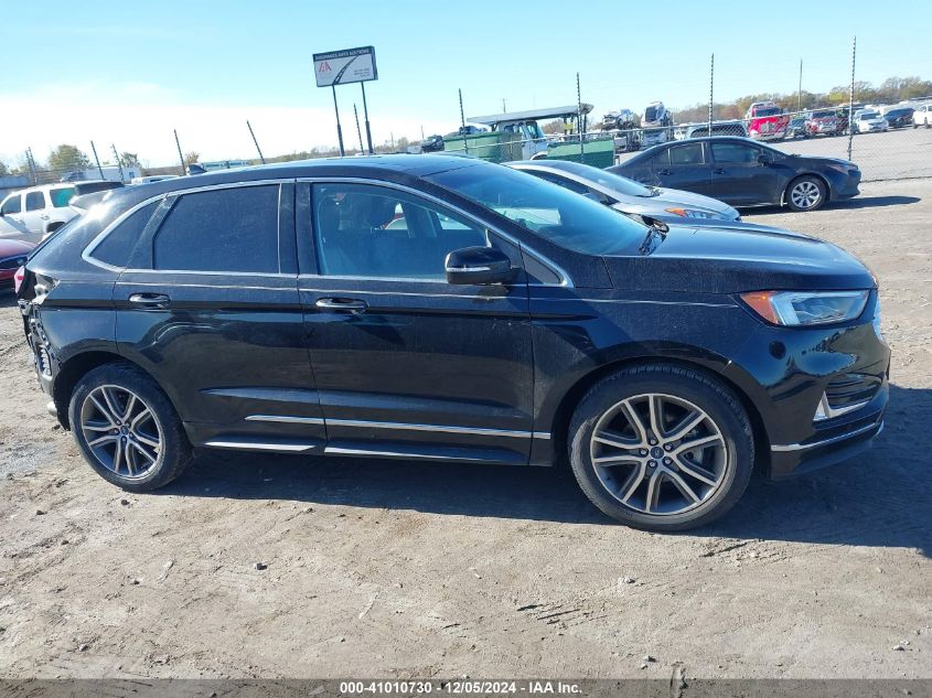 VIN 2FMPK3K99KBC15413 2019 Ford Edge, Titanium no.14