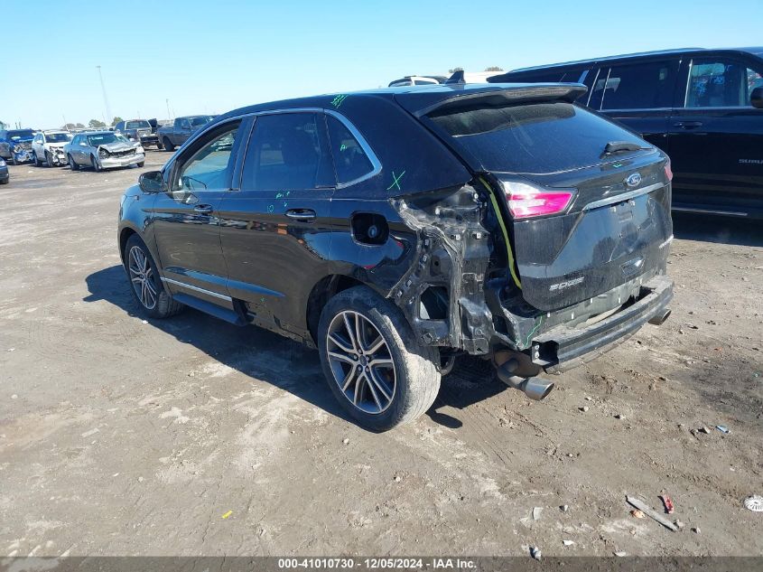 VIN 2FMPK3K99KBC15413 2019 Ford Edge, Titanium no.3