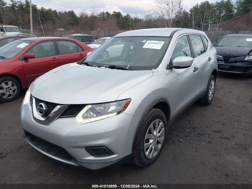 VIN KNMAT2MV5GP625315 2016 NISSAN ROGUE no.2