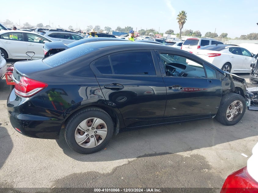 2013 HONDA CIVIC VIN: 19XFB2F59DE274782