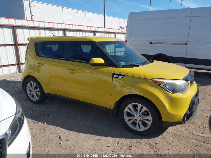 2016 Kia Soul + VIN: KNDJP3A51G7275602 Lot: 41010965