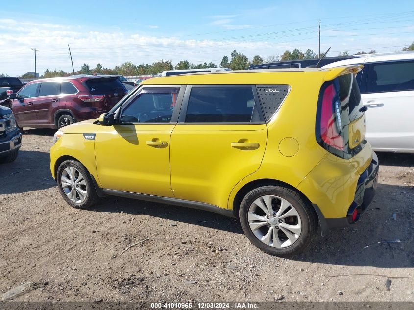 2016 Kia Soul + VIN: KNDJP3A51G7275602 Lot: 41010965