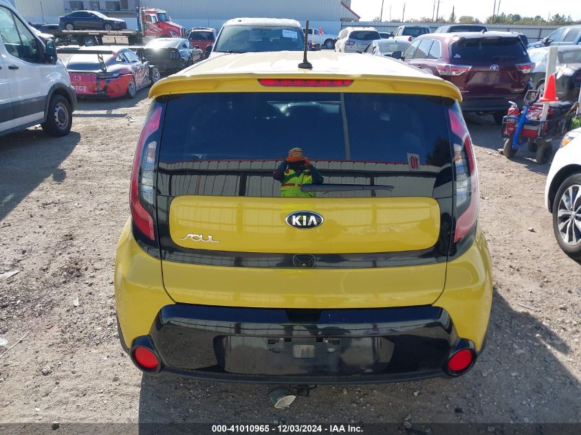 2016 Kia Soul + VIN: KNDJP3A51G7275602 Lot: 41010965