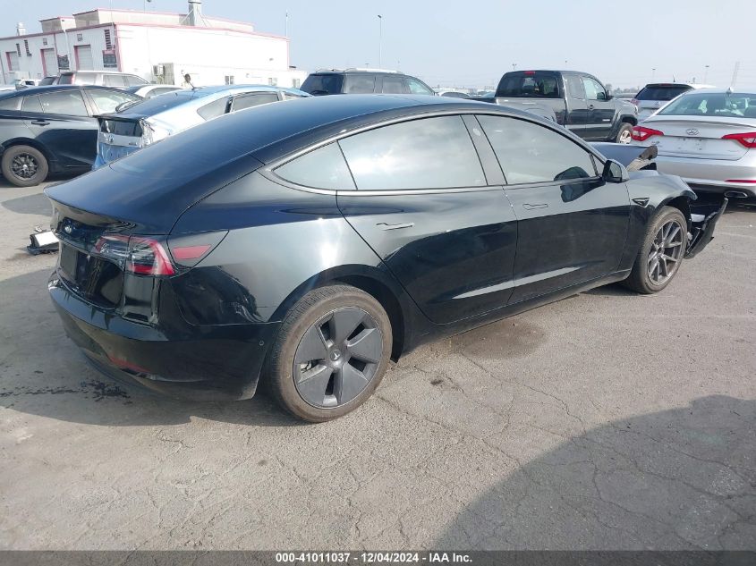 VIN 5YJ3E1EA7NF248339 2022 Tesla Model 3, Rear-Whee... no.4