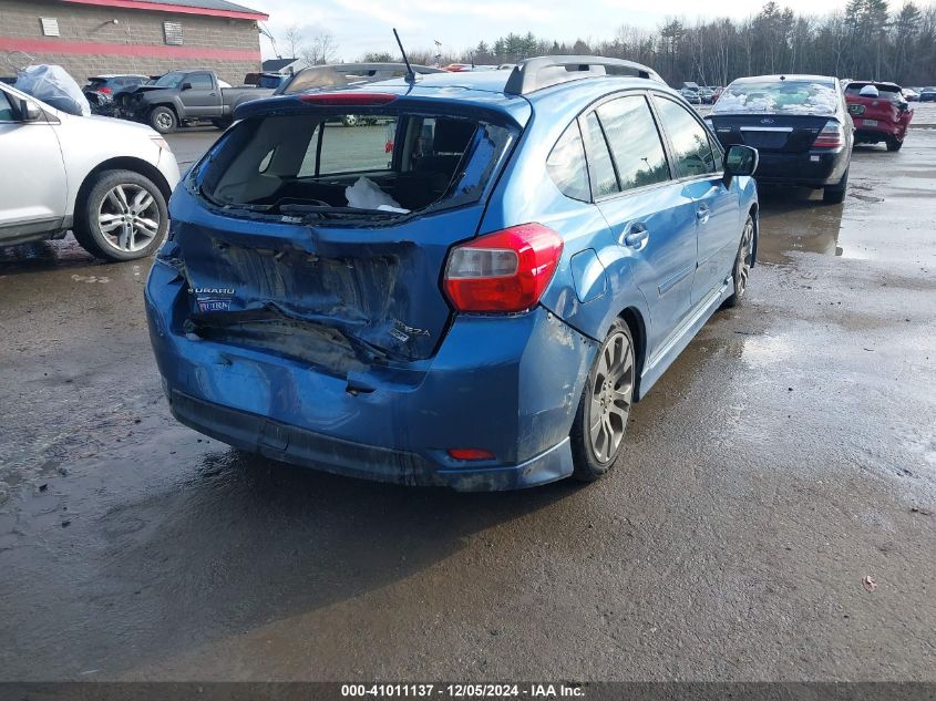 VIN JF1GPAL61E8222822 2014 Subaru Impreza, 2.0I Spo... no.4