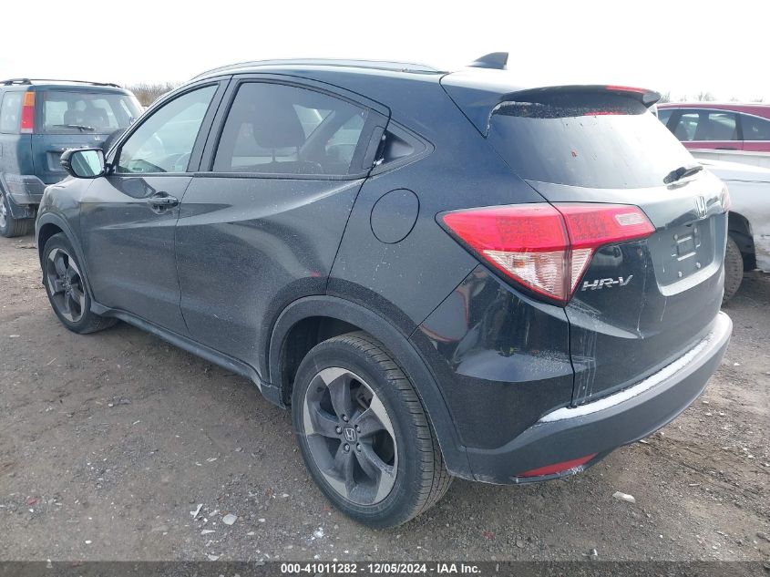 VIN 3CZRU6H7XJM717143 2018 Honda HR-V, Ex-L no.3