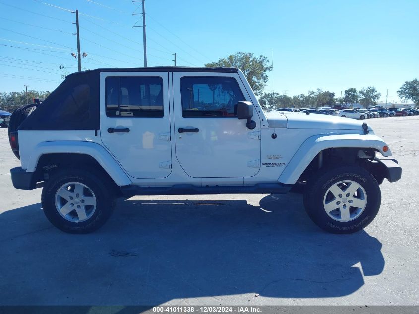 2014 Jeep Wrangler Unlimited Sahara VIN: 1C4BJWEG4EL213599 Lot: 41011338