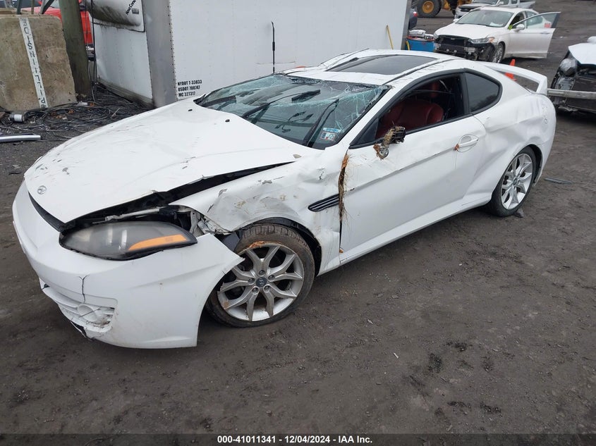 2007 HYUNDAI TIBURON VIN: KMHHN66F77U235772