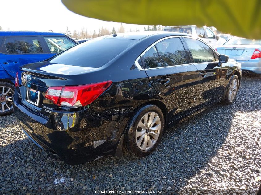 VIN 4S3BNAD63F3075488 2015 Subaru Legacy, 2.5I Premium no.4