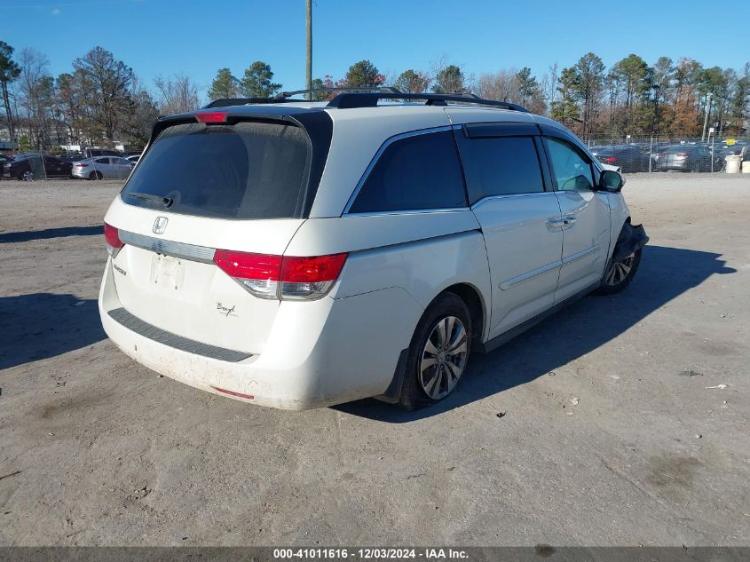 VIN 5FNRL5H66EB092695 2014 Honda Odyssey, Ex-L no.4