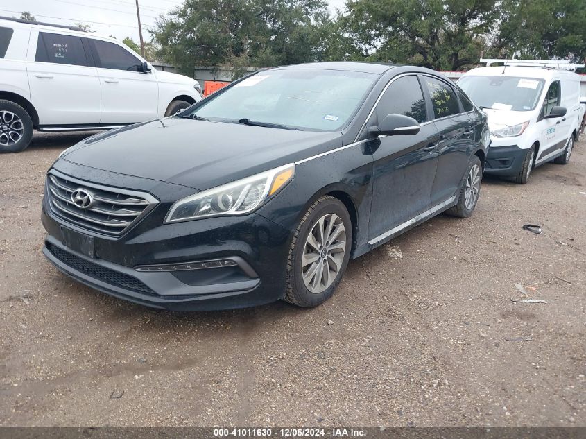 VIN 5NPE34AF9FH220482 2015 Hyundai Sonata, Sport no.2