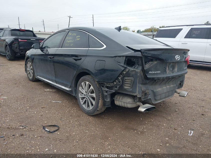 VIN 5NPE34AF9FH220482 2015 Hyundai Sonata, Sport no.3