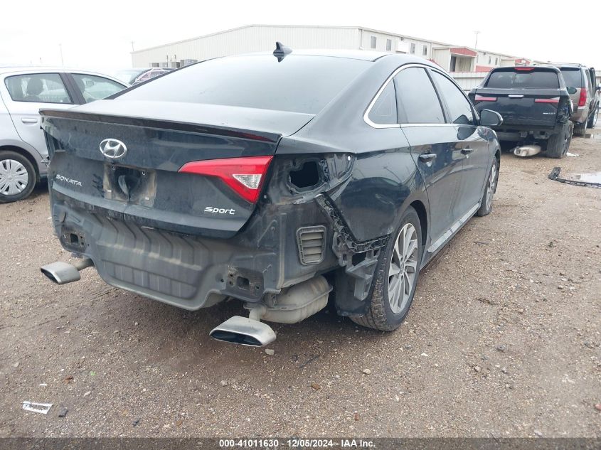 VIN 5NPE34AF9FH220482 2015 Hyundai Sonata, Sport no.4