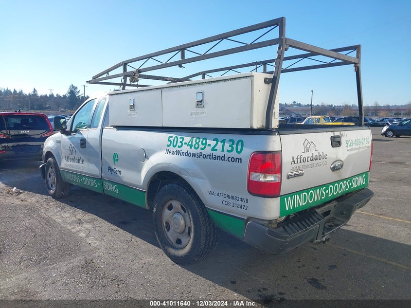 2008 FORD F-150 VIN: 1FTRF12258KC54345