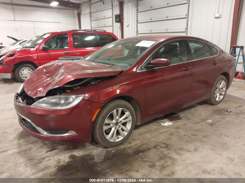 VIN 1C3CCCAB2FN637266 2015 CHRYSLER 200 no.2