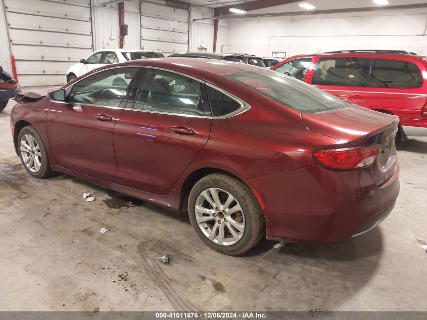 VIN 1C3CCCAB2FN637266 2015 CHRYSLER 200 no.3