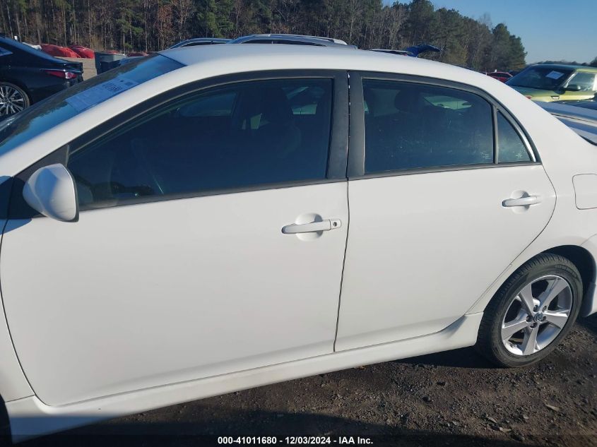 2013 Toyota Corolla S VIN: 2T1BU4EE6DC950836 Lot: 41011680