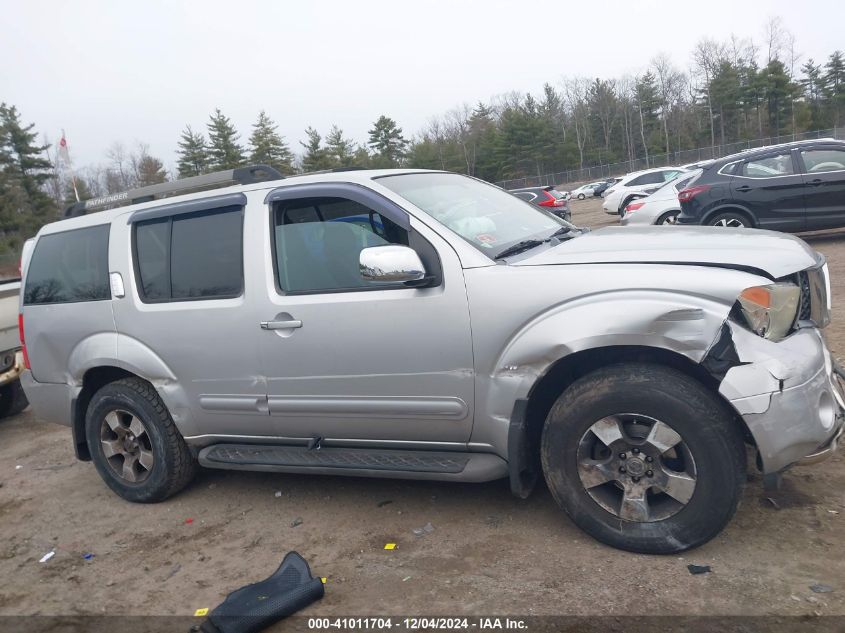 2005 Nissan Pathfinder Xe VIN: 5N1AR18W25C702878 Lot: 41011704