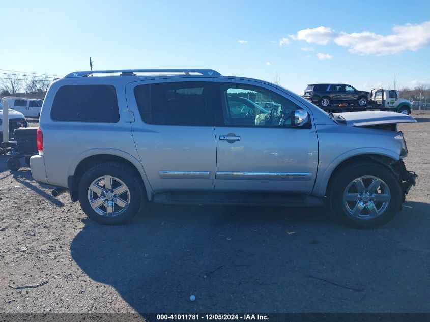 2011 Nissan Armada Platinum VIN: 5N1AA0NC3BN610867 Lot: 41011781