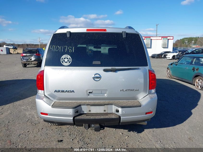 2011 Nissan Armada Platinum VIN: 5N1AA0NC3BN610867 Lot: 41011781