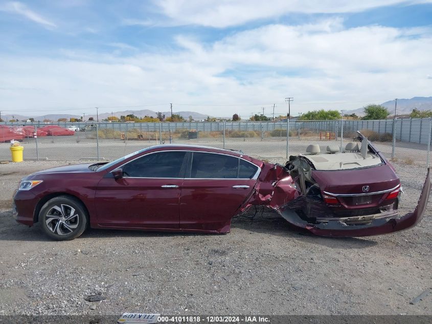 VIN 1HGCR2F38GA168099 2016 Honda Accord, LX no.14