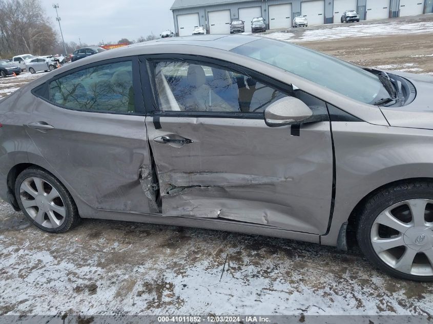 2013 Hyundai Elantra Limited VIN: 5NPDH4AE3DH175928 Lot: 41011852