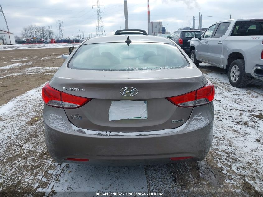 2013 Hyundai Elantra Limited VIN: 5NPDH4AE3DH175928 Lot: 41011852