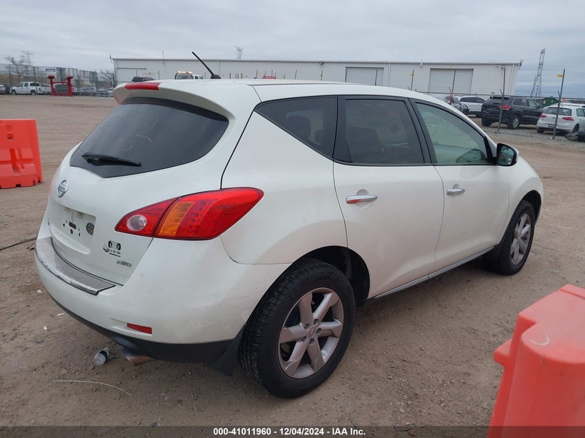 Vin: jn8az1mwxaw137156, lot: 41501855, nissan murano s 20104