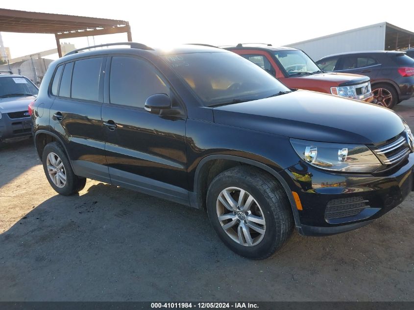 VIN WVGBV7AX8HK017137 2017 Volkswagen Tiguan, 2.0T/S no.1