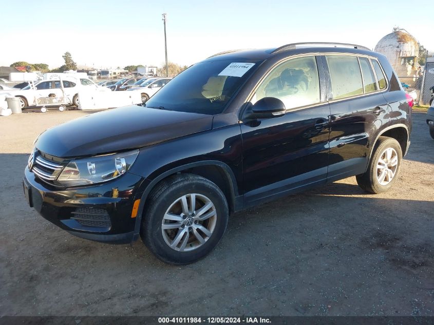 VIN WVGBV7AX8HK017137 2017 Volkswagen Tiguan, 2.0T/S no.2