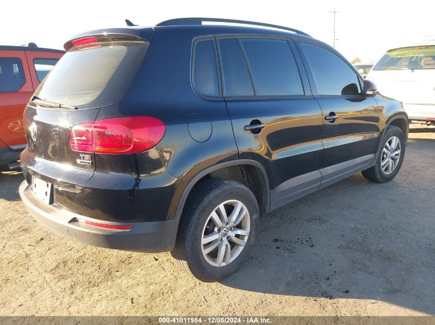 VIN WVGBV7AX8HK017137 2017 Volkswagen Tiguan, 2.0T/S no.4