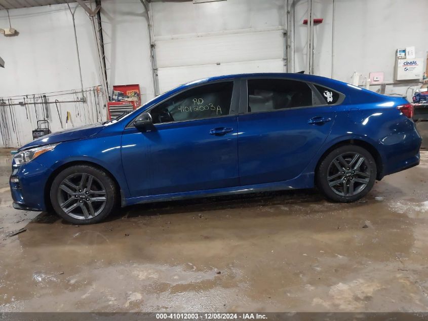 2021 Kia Forte Gt-Line VIN: 3KPF34ADXME292070 Lot: 41012003