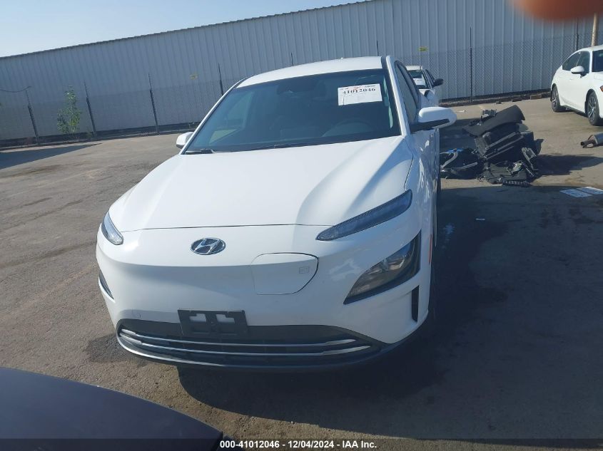 2023 Hyundai Kona Electric Se VIN: KM8K23AG0PU166355 Lot: 41012046