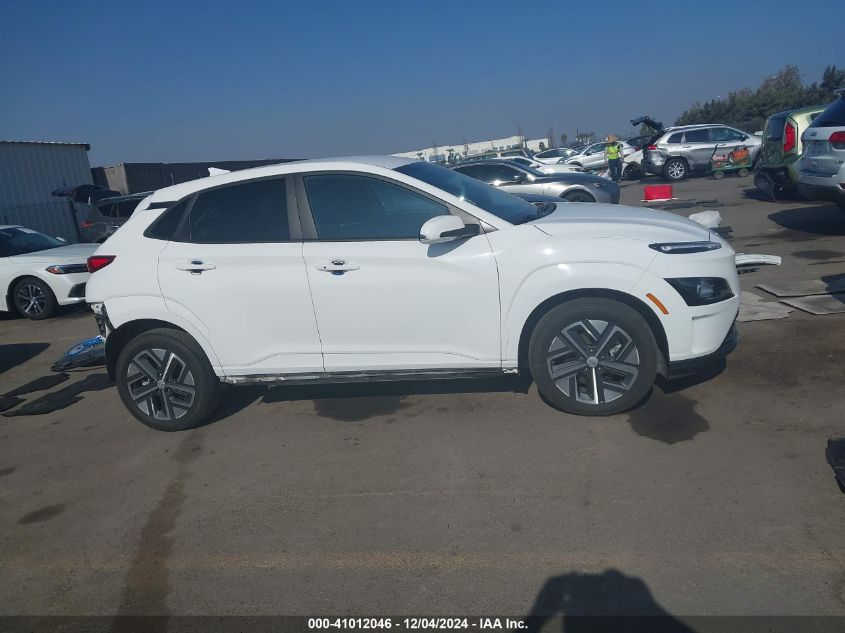 2023 Hyundai Kona Electric Se VIN: KM8K23AG0PU166355 Lot: 41012046