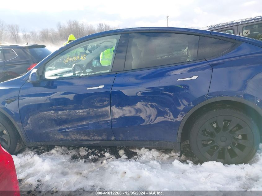 2020 Tesla Model Y Long Range Dual Motor All-Wheel Drive VIN: 5YJYGDEE4LF049377 Lot: 41012265