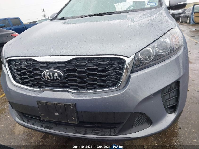 2019 Kia Sorento 2.4L Lx VIN: 5XYPGDA32KG604950 Lot: 41012424